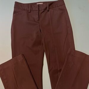 Express black work slacks Editor short length